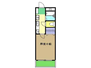 第Ⅱメゾン谷端【0105号室】の間取り