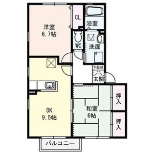 エムエム千里山西【00202号室】の間取り