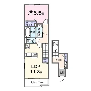 アドニス江南【2階】の間取り