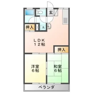 ブランコート2【202号室】の間取り