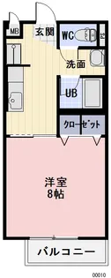 Surplus One SHIMIZU【1階】の間取り