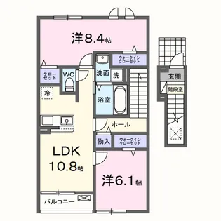スカイ・ガーデン【2階】の間取り