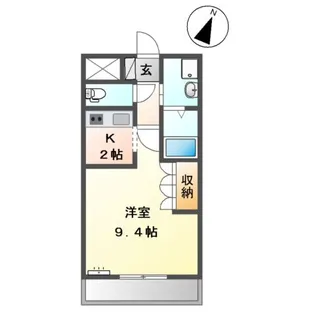 エンプレスK【1階】の間取り