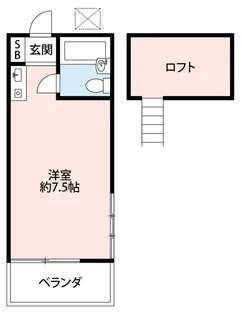 メゾン中尾第1 B棟【1階】の間取り