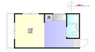 慶成ビル【401号室】の間取り