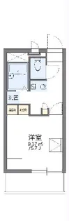 レオパレスアドバンテージ【2階】の間取り