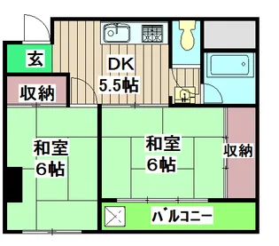 BNコート洛西【501号室】の間取り