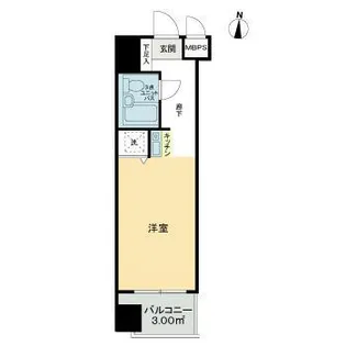 ライオンズプラザ三鷹【0503号室】の間取り