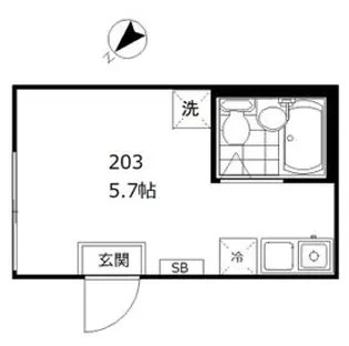リプロン東矢口【2階】の間取り