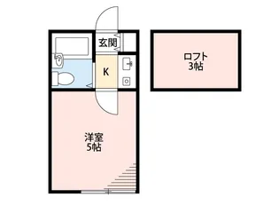 ルーブル八王子【1階】の間取り
