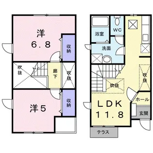サンシャインⅡ【1階】の間取り