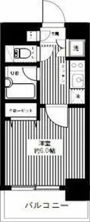 スパシエルクス府中【7階】の間取り