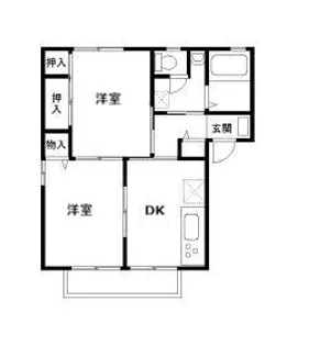パークハイム【1階】の間取り