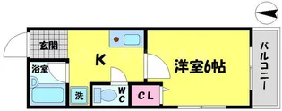 グリーンプラザ城東【5階】の間取り