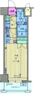 カーサ大井町【6階】の間取り