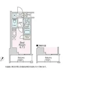 リージア大井町【1106号室】の間取り