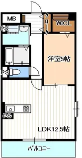 ファミール大津Ⅲ【3階】の間取り