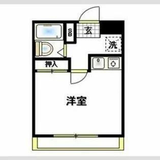 ビューハイツ宮原【302号室】の間取り