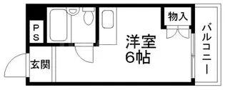 クリア東三国【5階】の間取り