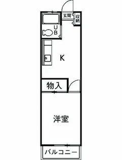 シャトーキクチ【105号室】の間取り