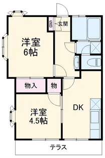 第2ハイツヒロスミ【101号室】の間取り