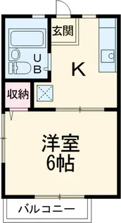 ラ・ジュネス【1階】の間取り