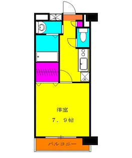オーラヴィーヌ【5階】の間取り