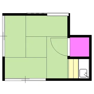 第一高永荘【206号室】の間取り