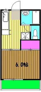 ベルゾーネK【103号室】の間取り