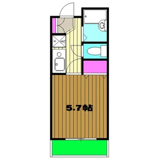 メゾンヒル狭山【202号室】の間取り