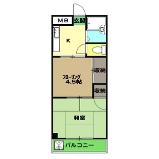クレールマンションノグチ【303号室】の間取り