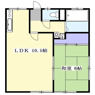 本橋第一パナハイツ【1階】の間取り
