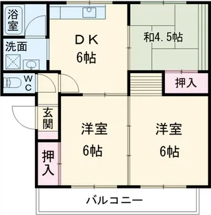 昭府ハイツ【2階】の間取り