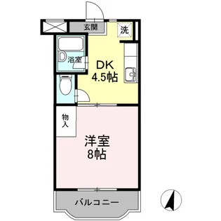 ファミーユⅡ【3階】の間取り