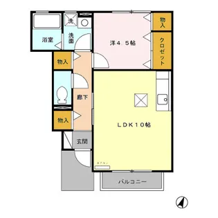 パストラル A【1階】の間取り