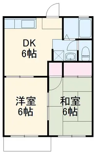 コーポみのり【2階】の間取り