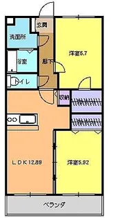 グランストーク上伝馬【3階】の間取り