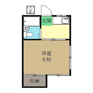 ハイツニワ【205号室】の間取り