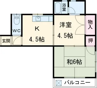 中村マンション【4階】の間取り