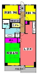 FOREST HOUSE【1階】の間取り