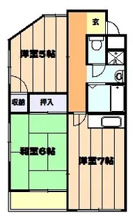 コーワエメラルドマンション【3階】の間取り