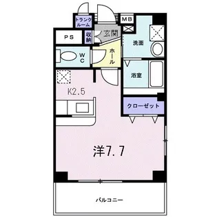 K・O レ−ベン【3階】の間取り