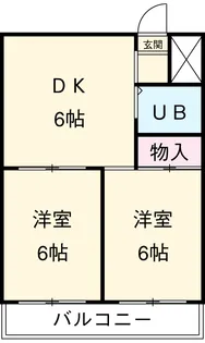 ウエストウイング【203号室】の間取り