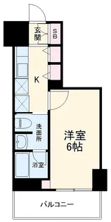 ラフィスタ大師前Ⅲ【9階】の間取り