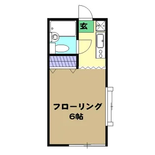 プチメゾン北條【201号室】の間取り