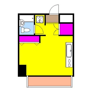 コープオリンピア宇津宮【401号室】の間取り