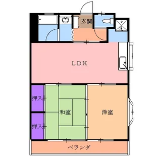 シャンポール双葉【301号室】の間取り