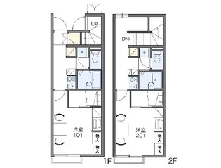 レオパレスグレート【213号室】の間取り