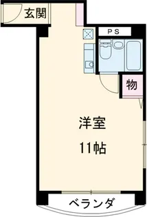 ベルシャンブル【305号室】の間取り
