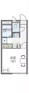 レオパレスコンフォートヒルズ【305号室】の間取り
